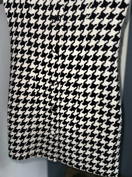 MORE TO COME Black and White Houndstooth Mini Dress WITH TAGS updated!!
